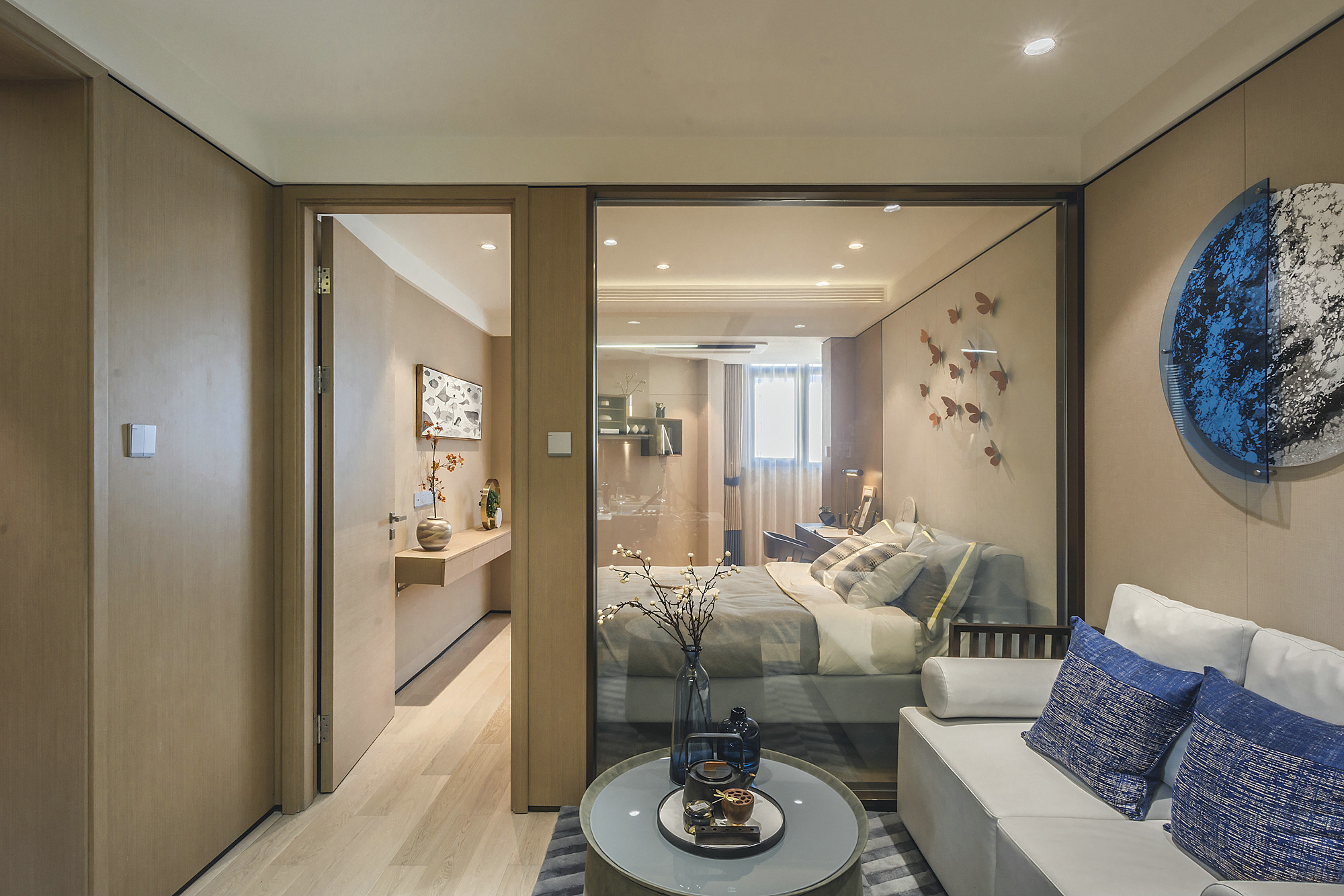 南京130平米的低調(diào)奢華，打造現(xiàn)代中式風(fēng)格家