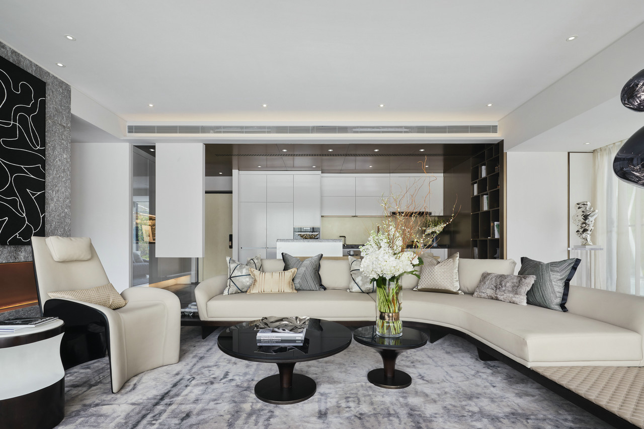 南京150㎡現(xiàn)代輕奢新房裝修，簡(jiǎn)約的線條太精致了!