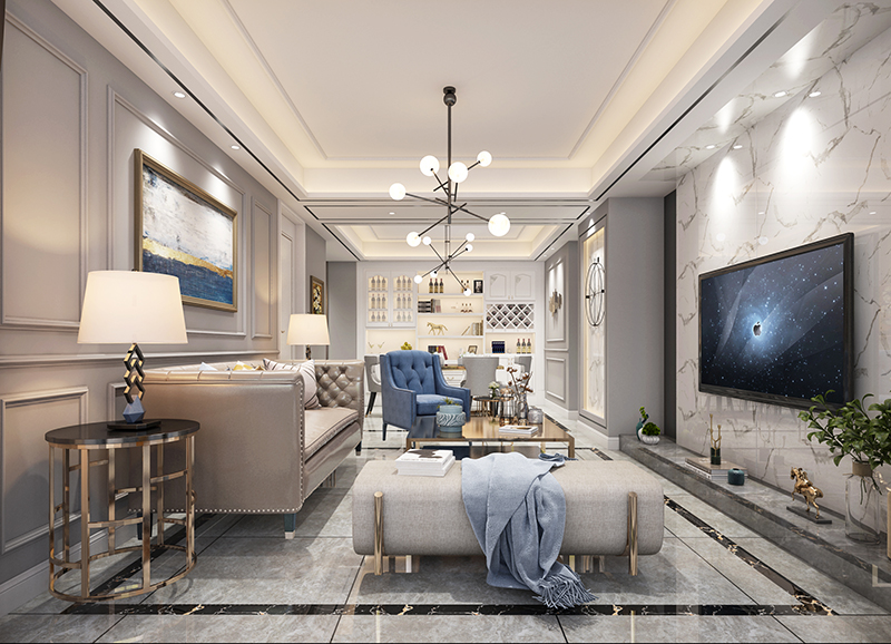 南京106㎡婚房歐式風(fēng)格裝修，盡顯優(yōu)雅浪漫！