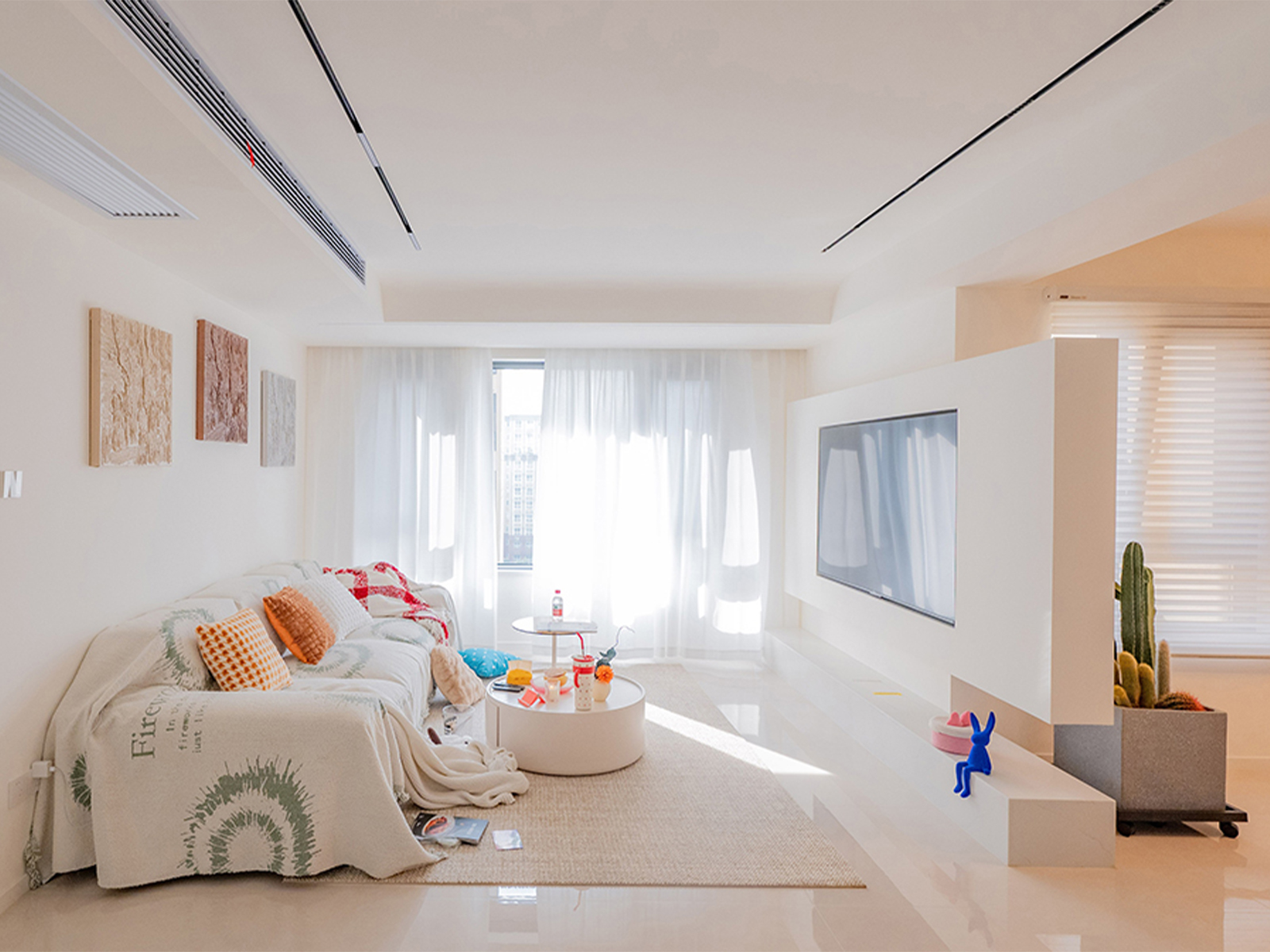 奶fufu客廳大公開，甜度滿分裝修秘籍