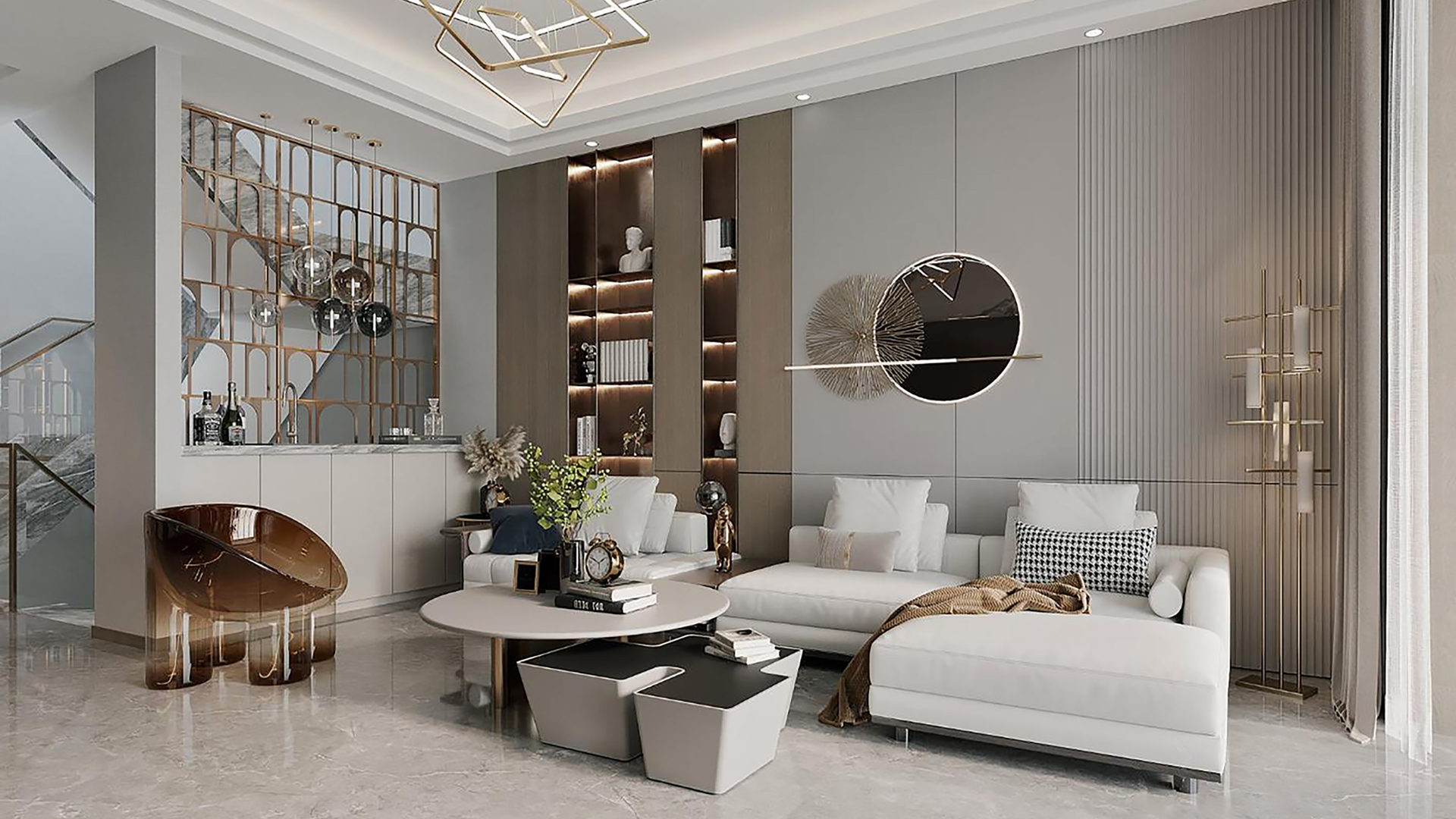 輕奢元素點綴，勾勒精致優(yōu)雅生活氛圍