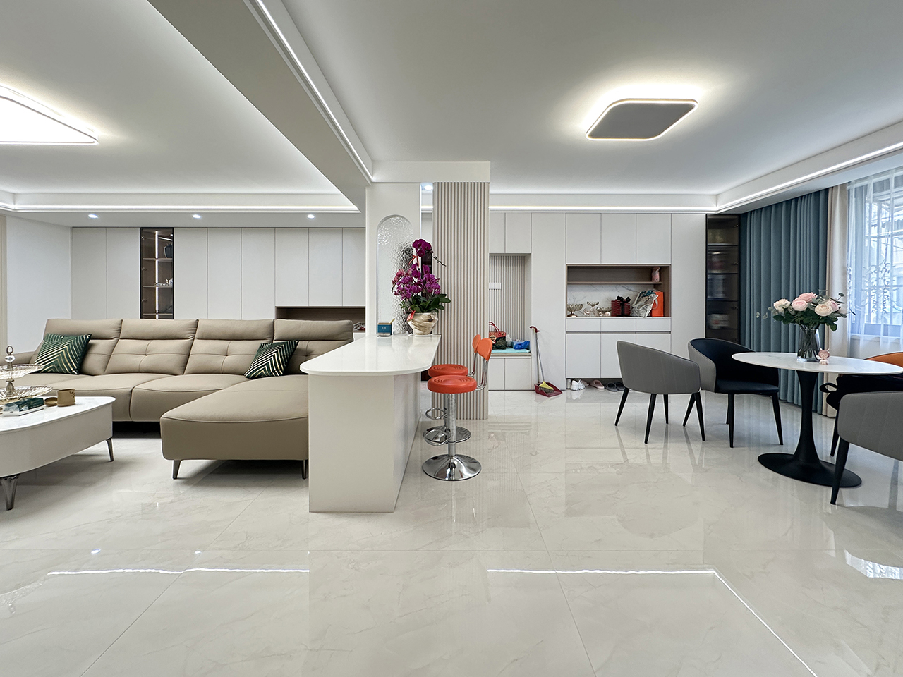 現(xiàn)代簡約風(fēng)｜復(fù)城里90㎡小戶型裝修實(shí)拍案例